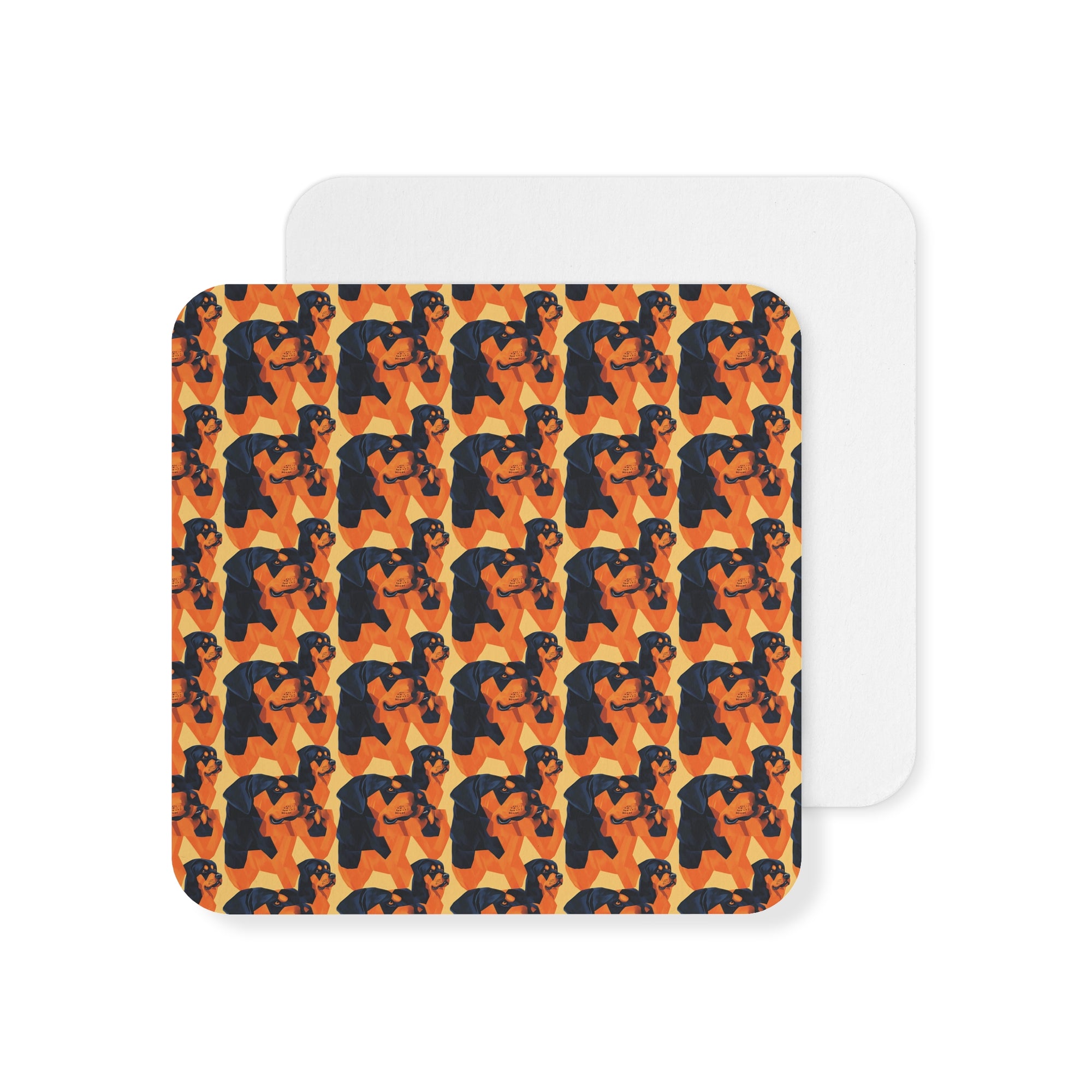 Rottweiler Chic Pawsitivity Coasters