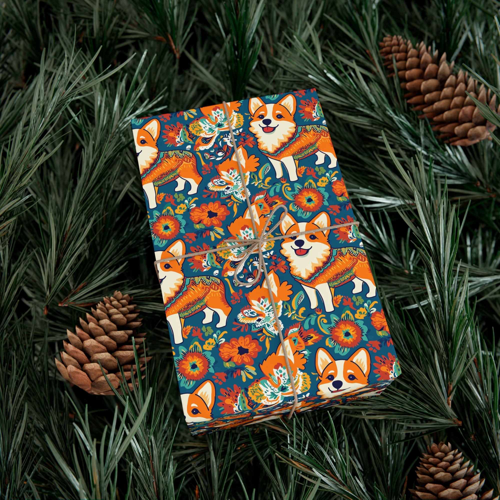 Corgi Carnival Couture Gift Wrap Papers