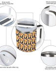 40oz Stainless Steel Insulated Tumbler with Handle and Lid