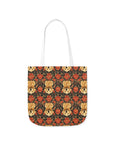 Golden Pawsatronic Tapestry Canvas Tote Bag