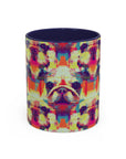 Glitchy Bulldog Blitz Accent Coffee Mug