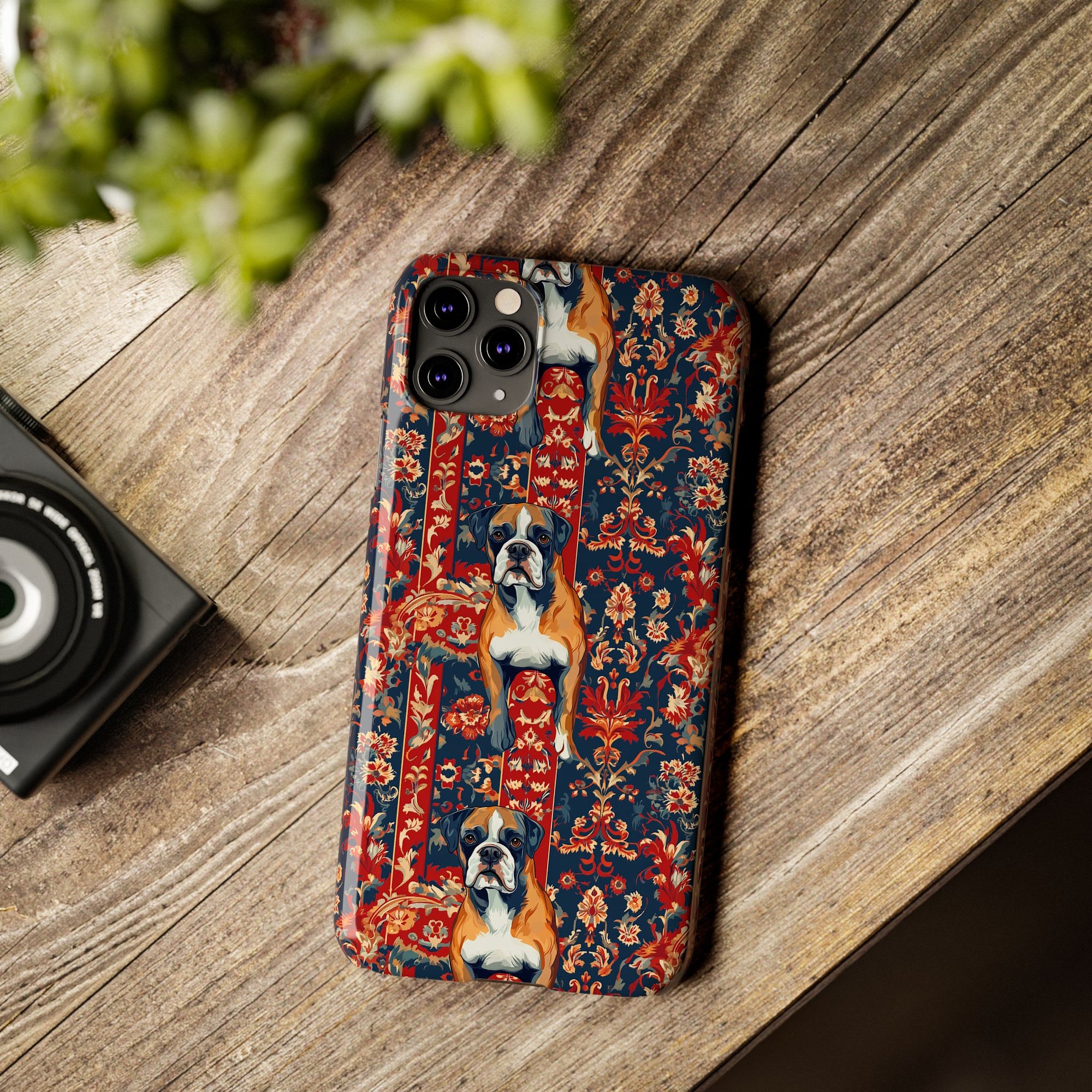 Boxer Blossom Tapestry Delight Slim Phone Cases