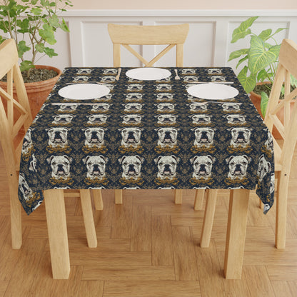 Wildwood Wanderlust Bulldog Tablecloth