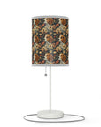 Beagle Blossoms Lamp on a Stand