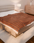 Impressionistic German Shepherds Velveteen Plush Blanket