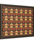 Golden Pawsatronic Tapestry Matte Canvas, Framed