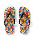 Bloom Pup Frenchietastic Splatter Flip Flops