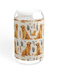 Golden Glamour Paws - Luxe Licks for Regal Retrievers Sipper Glass