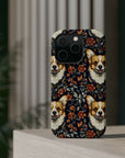 Floofy Corgi Blossom Blast Magnetic Tough Cases