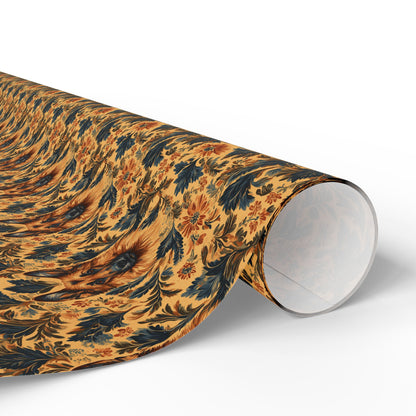 Autumnal German Shepherd Glamour Wrapping Paper