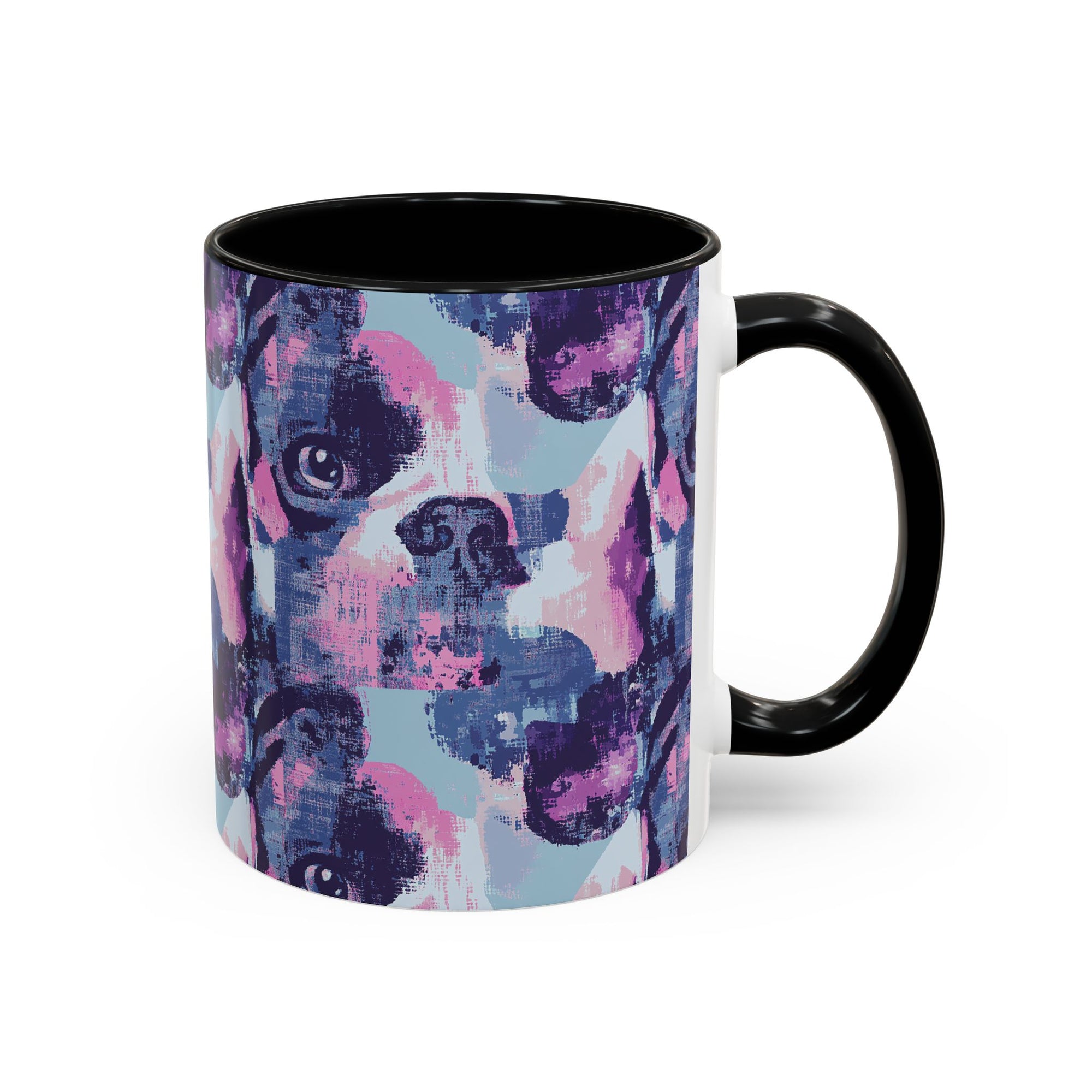 Funky Geometric Boxerista Accent Coffee Mug