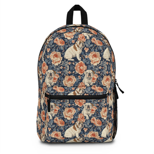 Blooming Bulldog Beauty Backpack