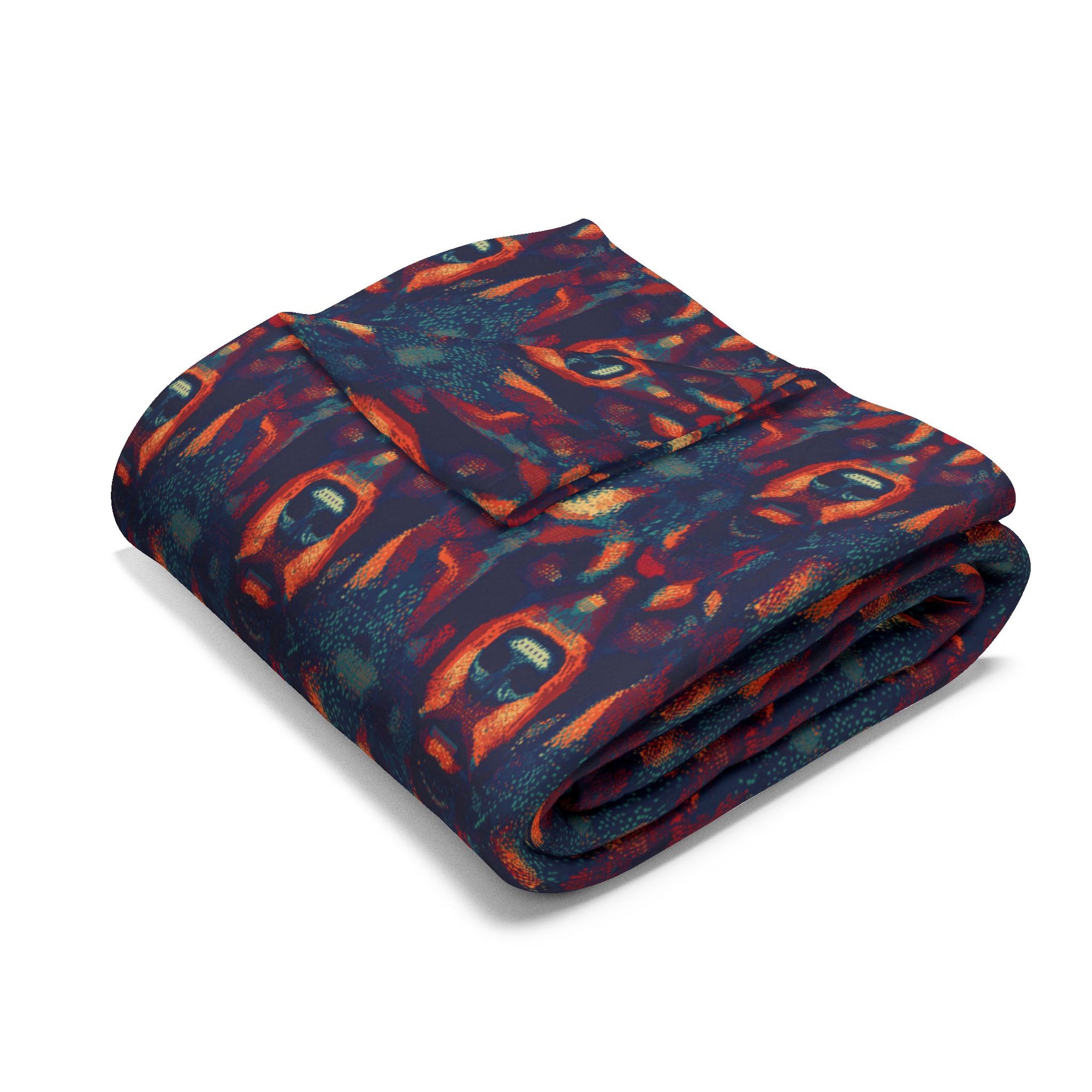 Rustic Rottie Charm Arctic Fleece Blanket