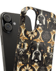 Manor Pup Boxer Royale Slim Phone Cases