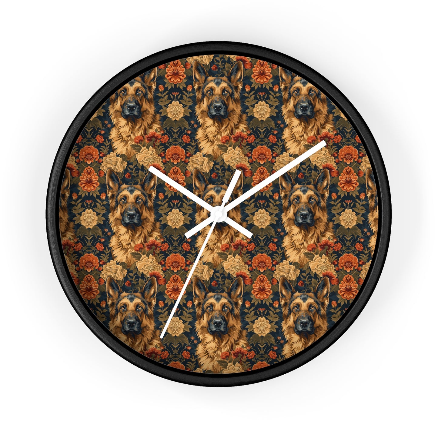 WhimsiWooly Shepherd Spritz Wall Clock