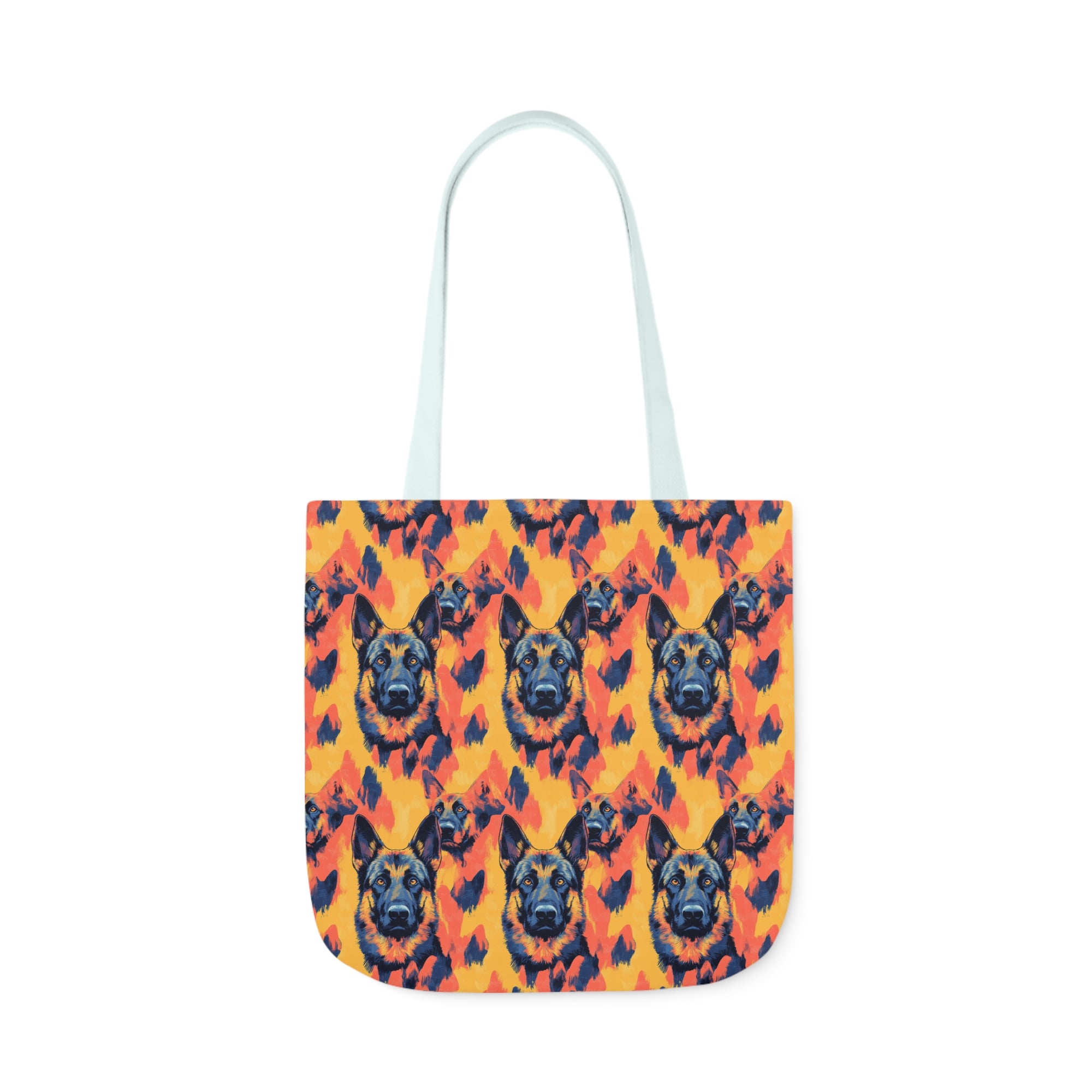 Impressionistic German Shepherds Canvas Tote Bag