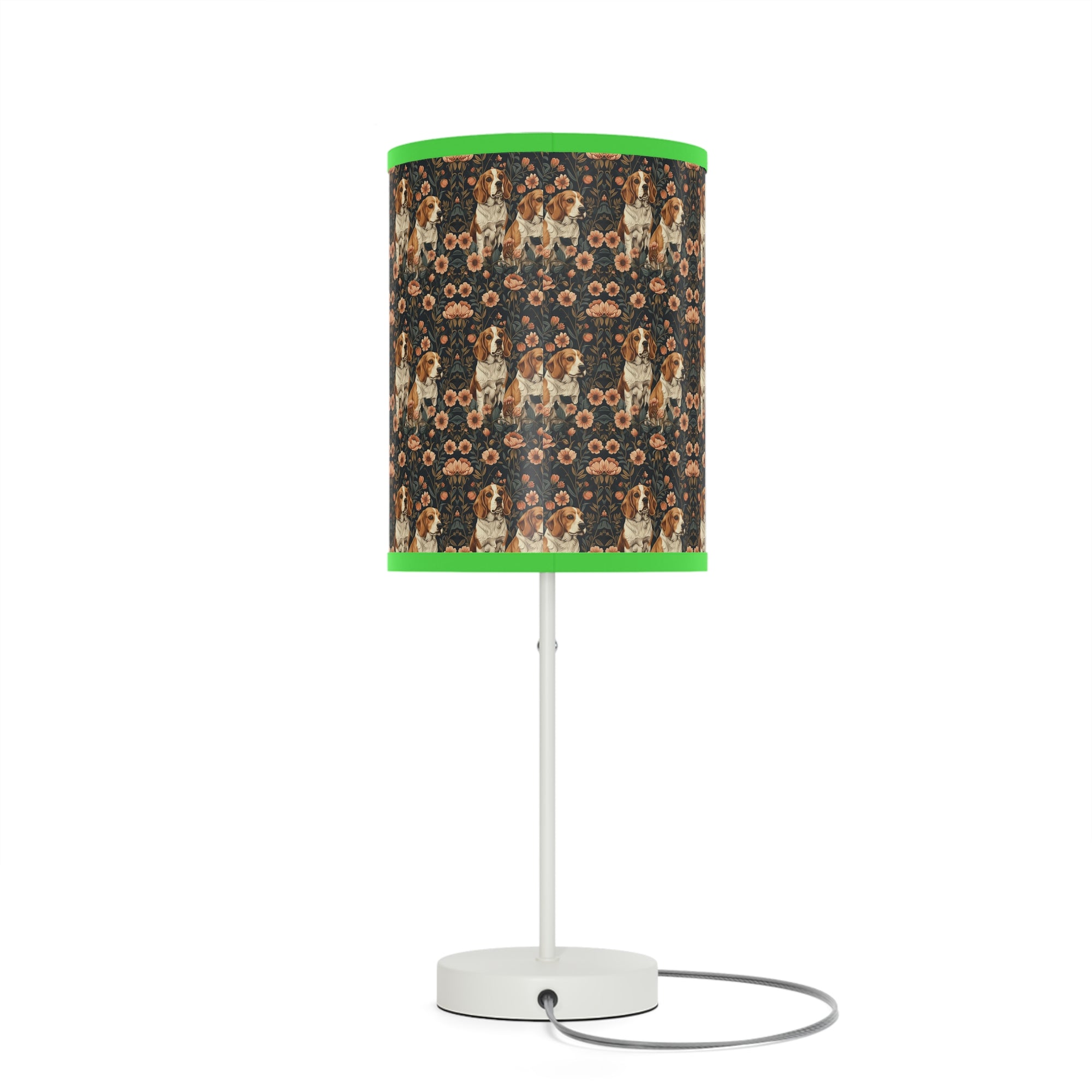 Beagle Blossom Bonanza Lamp on a Stand