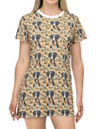 Majestic Great Dane Meadow T-Shirt Dress