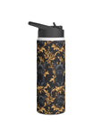 Regal Frenchie Noir Elegance Stainless Steel Water Bottle