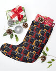 Chic Canine Checkmate - Frenchie Edition Christmas Stockings