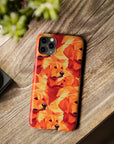 Golden Glamour Paws Slim Phone Cases