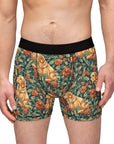 Blooming Goldie Glam Men's Boxers