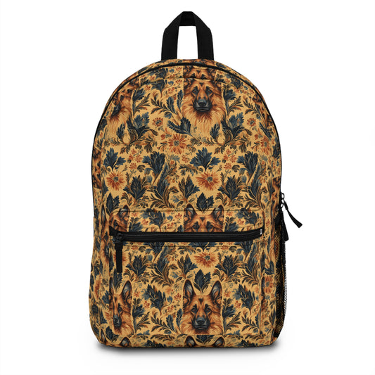 Autumnal German Shepherd Glamour Backpack