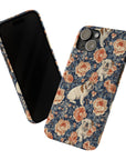 Blooming Bulldog Beauty Slim Phone Cases