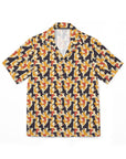 Modern Charm Labrador Chic Men's Hawaiian Camp Shirt