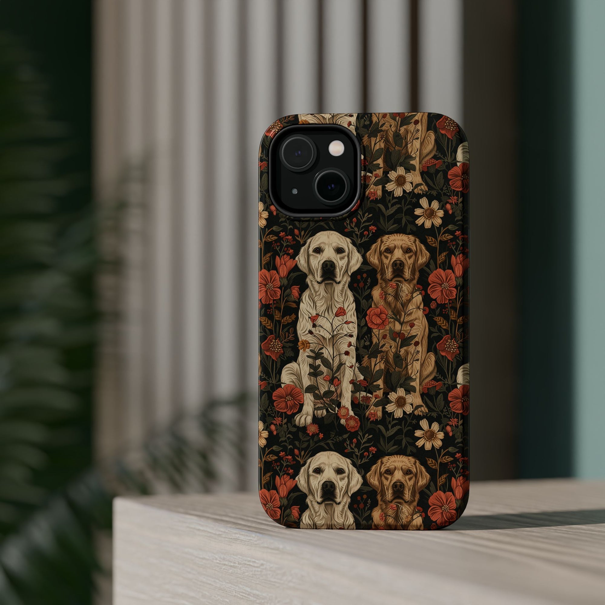 Blossoming Labradors Bouquet Magnetic Tough Cases