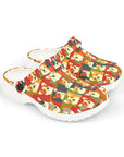 Corgi Chic Popart Pup Kid's Foam Clogs