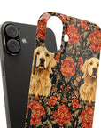 Golden Pawsatronic Tapestry Slim Phone Cases