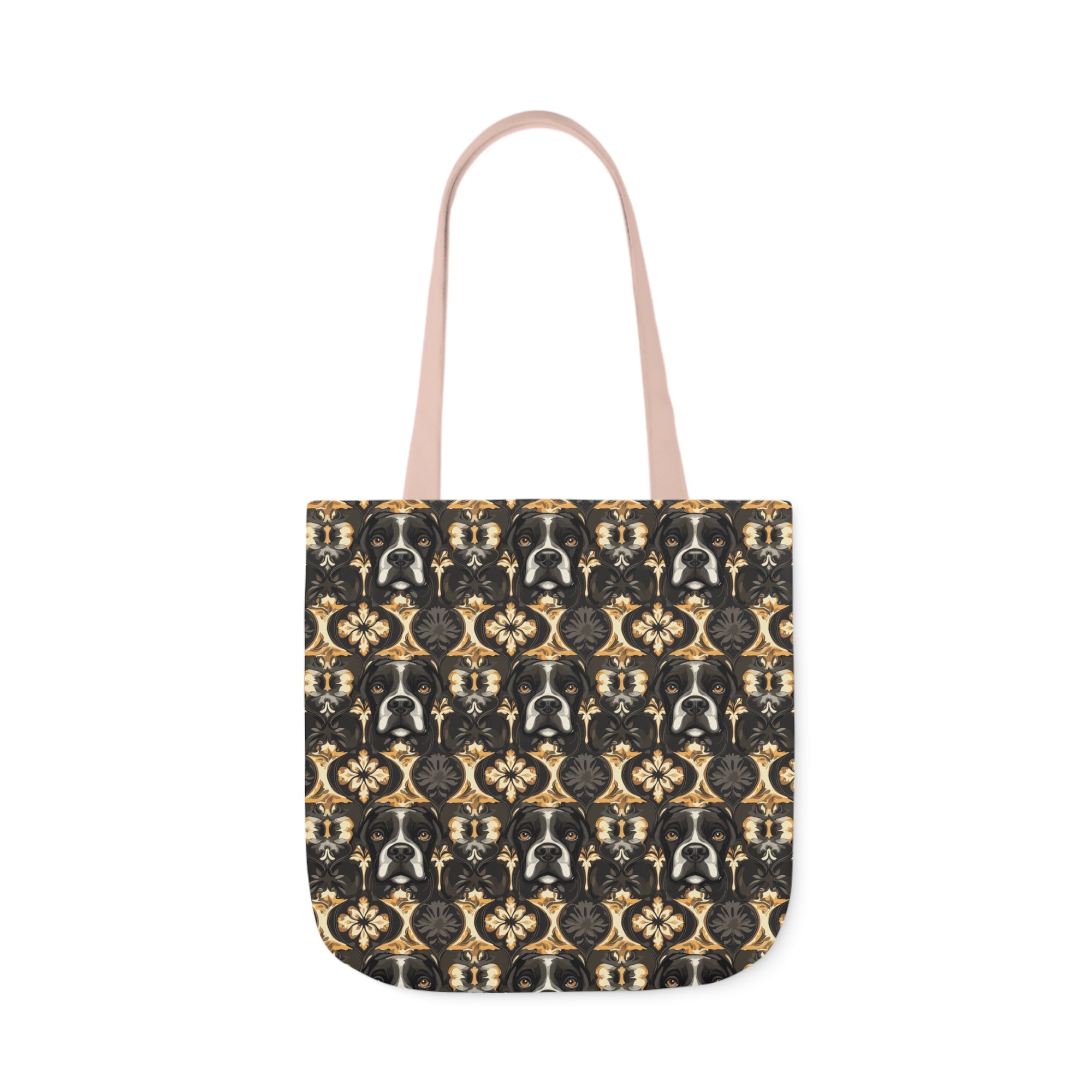 Manor Pup Boxer Royale Canvas Tote Bag