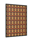 Golden Pawsatronic Tapestry Matte Canvas, Framed