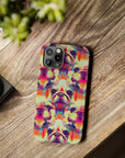 Glitchy Bulldog Blitz Slim Phone Cases