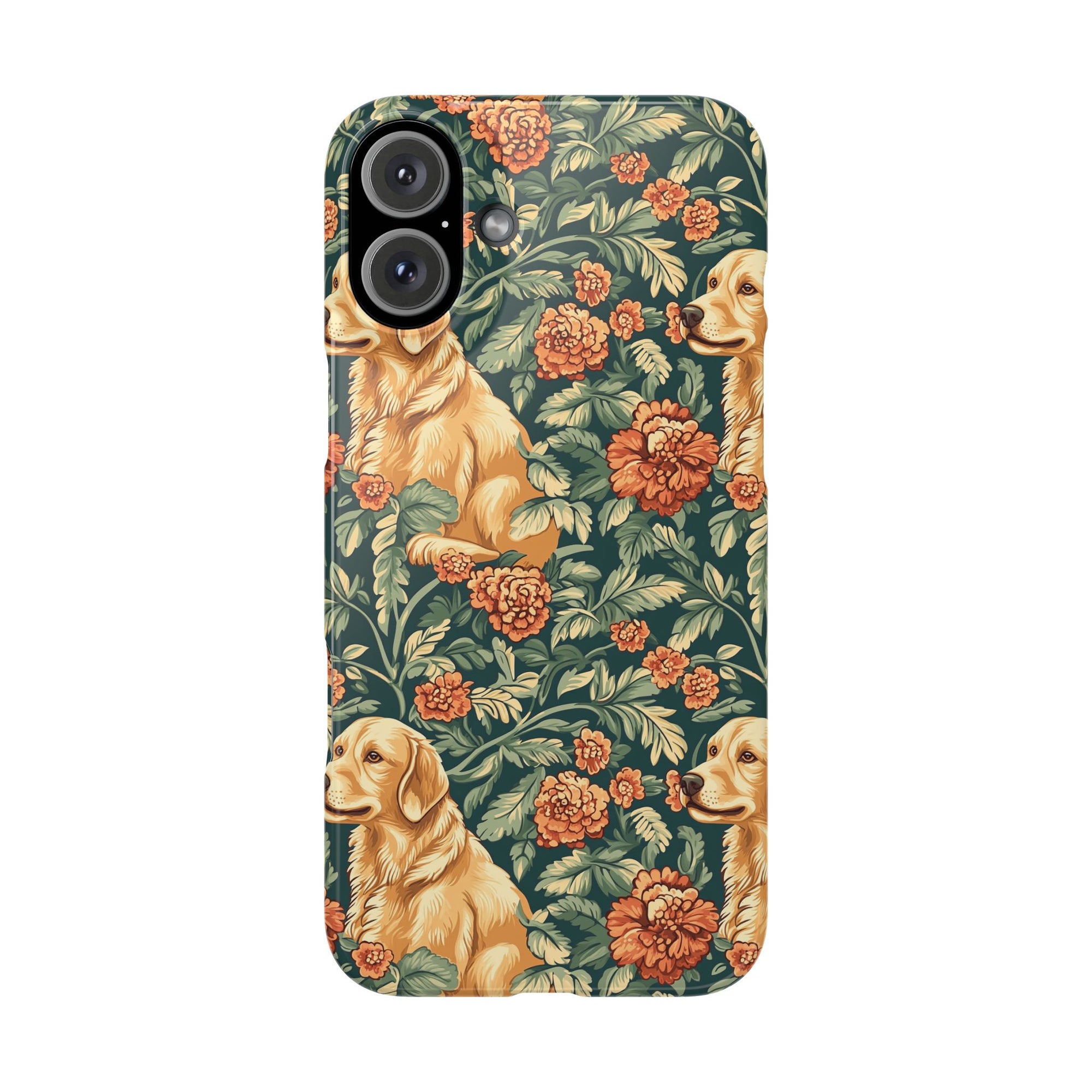 Blooming Goldie Glam Slim Phone Cases