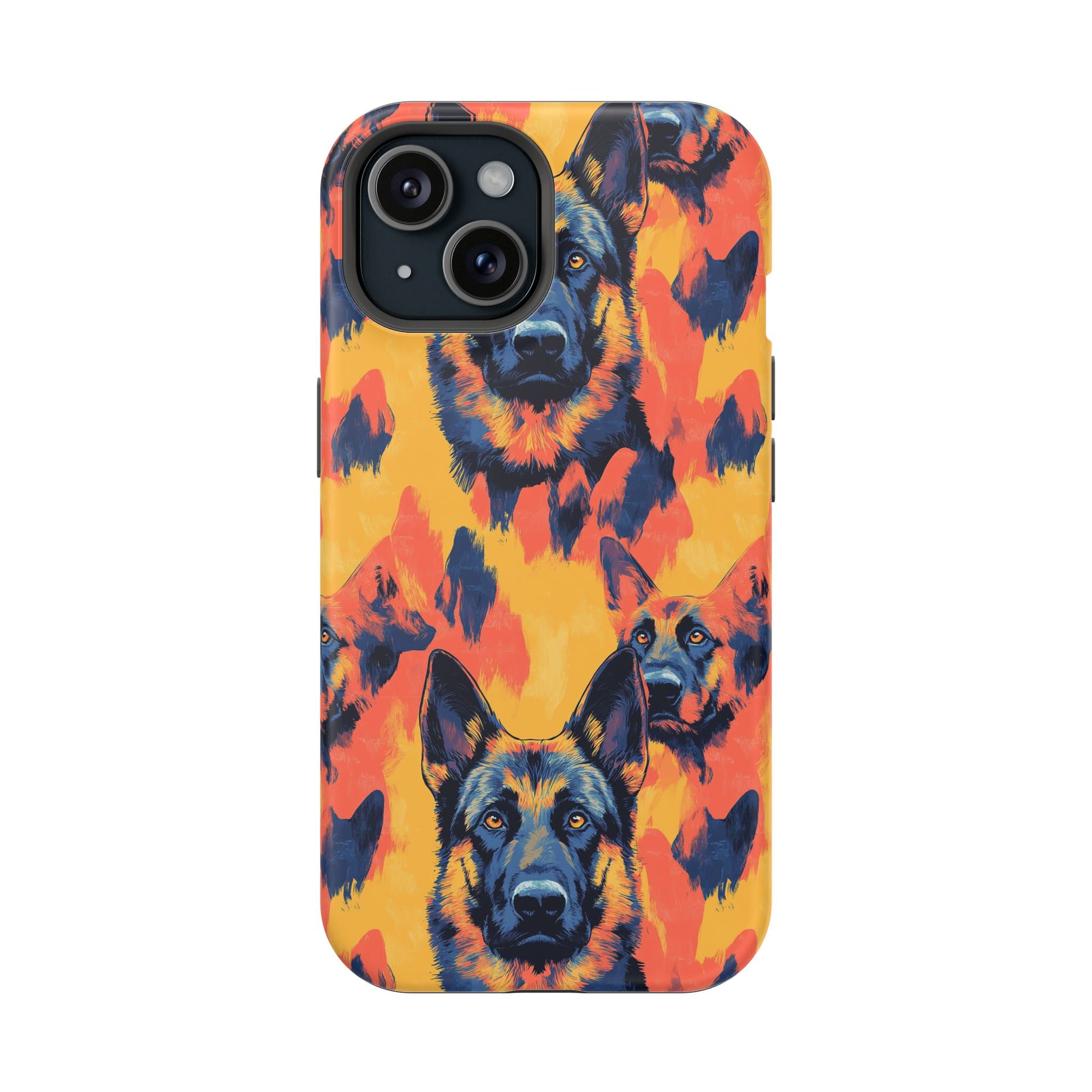 Impressionistic German Shepherds Magnetic Tough Cases