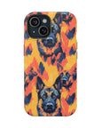 Impressionistic German Shepherds Magnetic Tough Cases