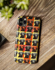 Whimsical Warhol Labrador Slim Phone Cases