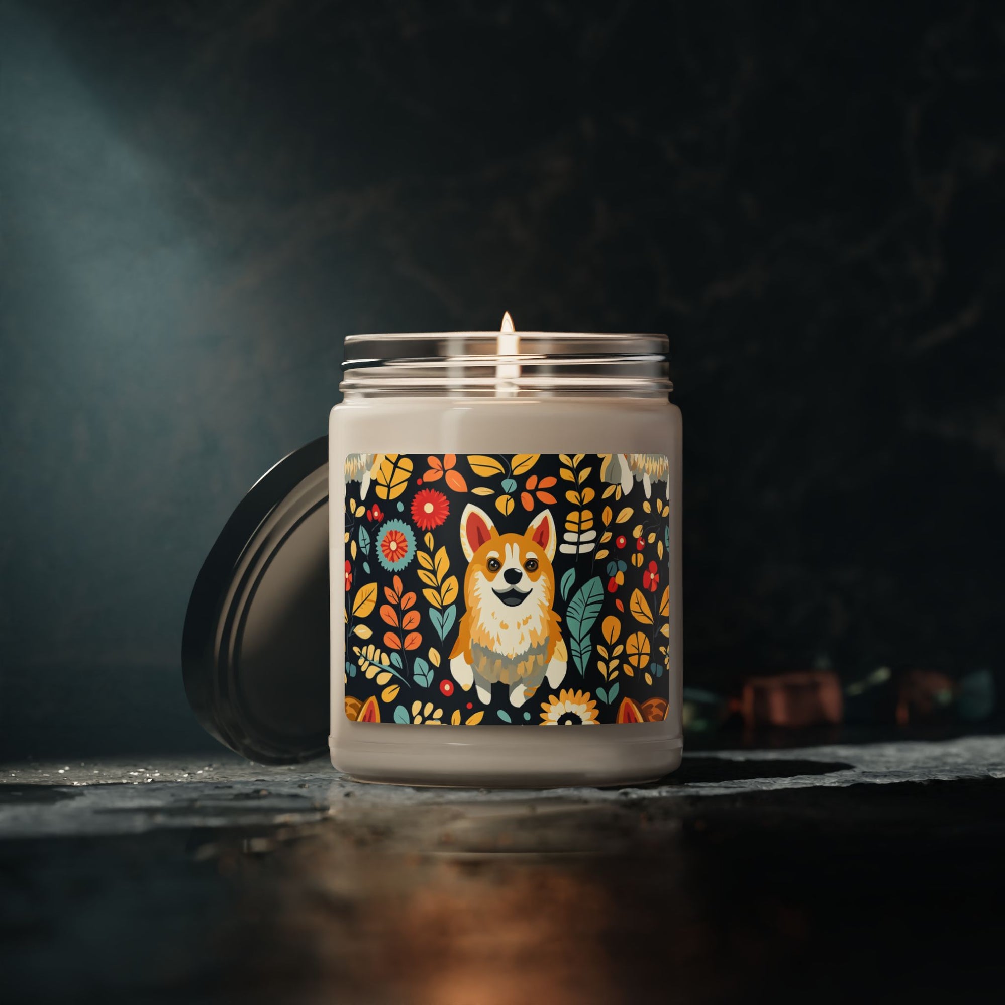 Corgi Rainbow Vine Dream Scented Soy Candle