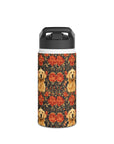 Golden Pawsatronic Tapestry Stainless Steel Water Bottle