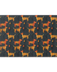 Dapper Dachshund Noir Glow Cutting Board