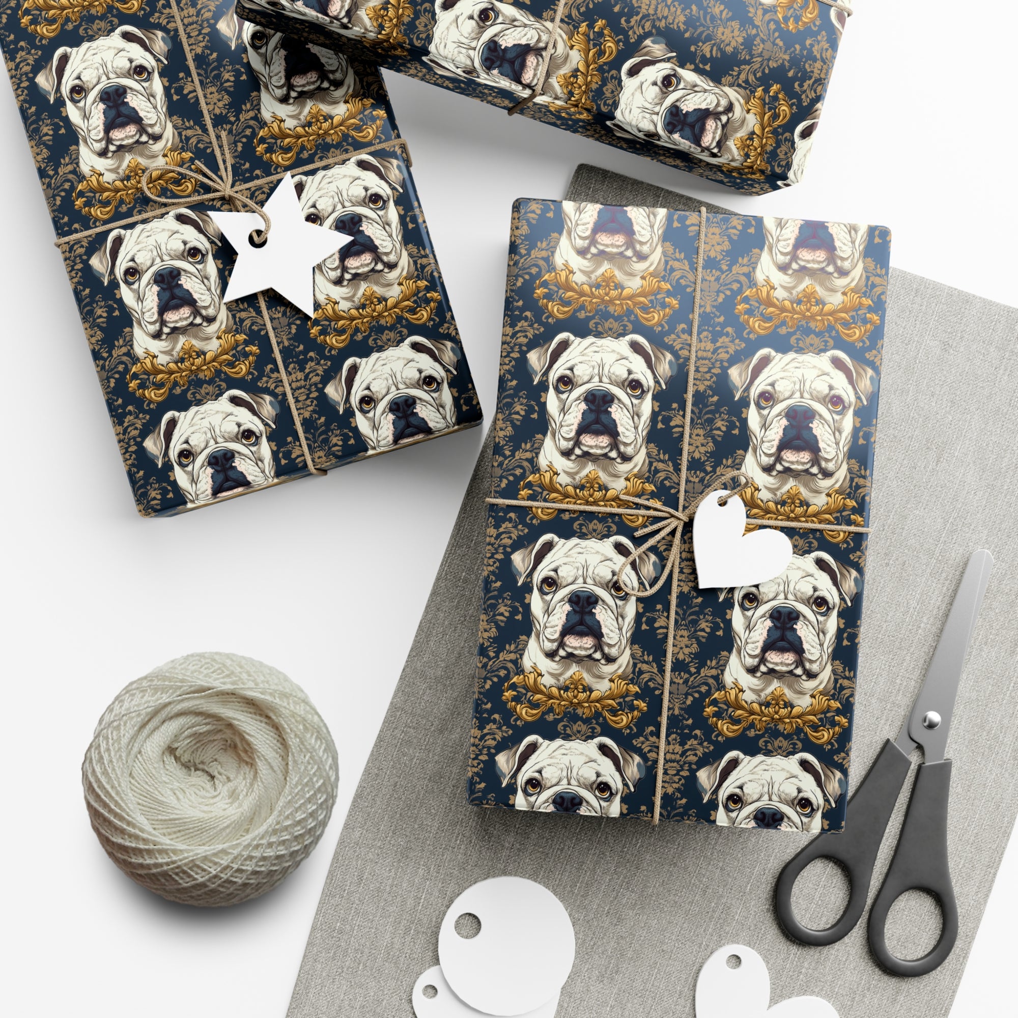 Wildwood Wanderlust Bulldog Gift Wrap Papers