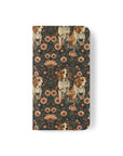 Beagle Blossom Bonanza Flip Cases