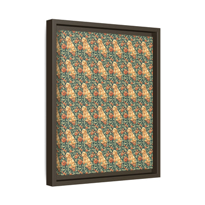 Blooming Goldie Glam Matte Canvas, Framed