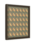 Blooming Goldie Glam Matte Canvas, Framed