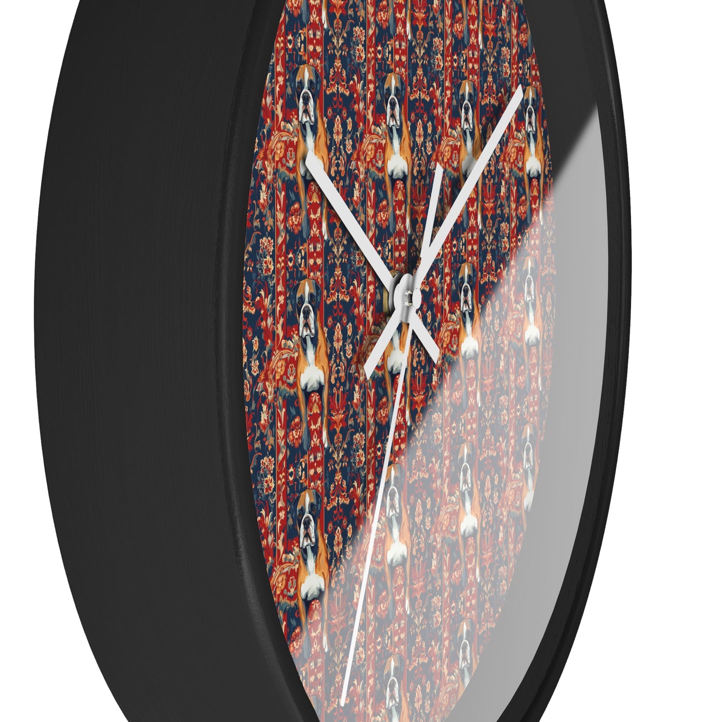 Boxer Blossom Tapestry Delight Wall Clock