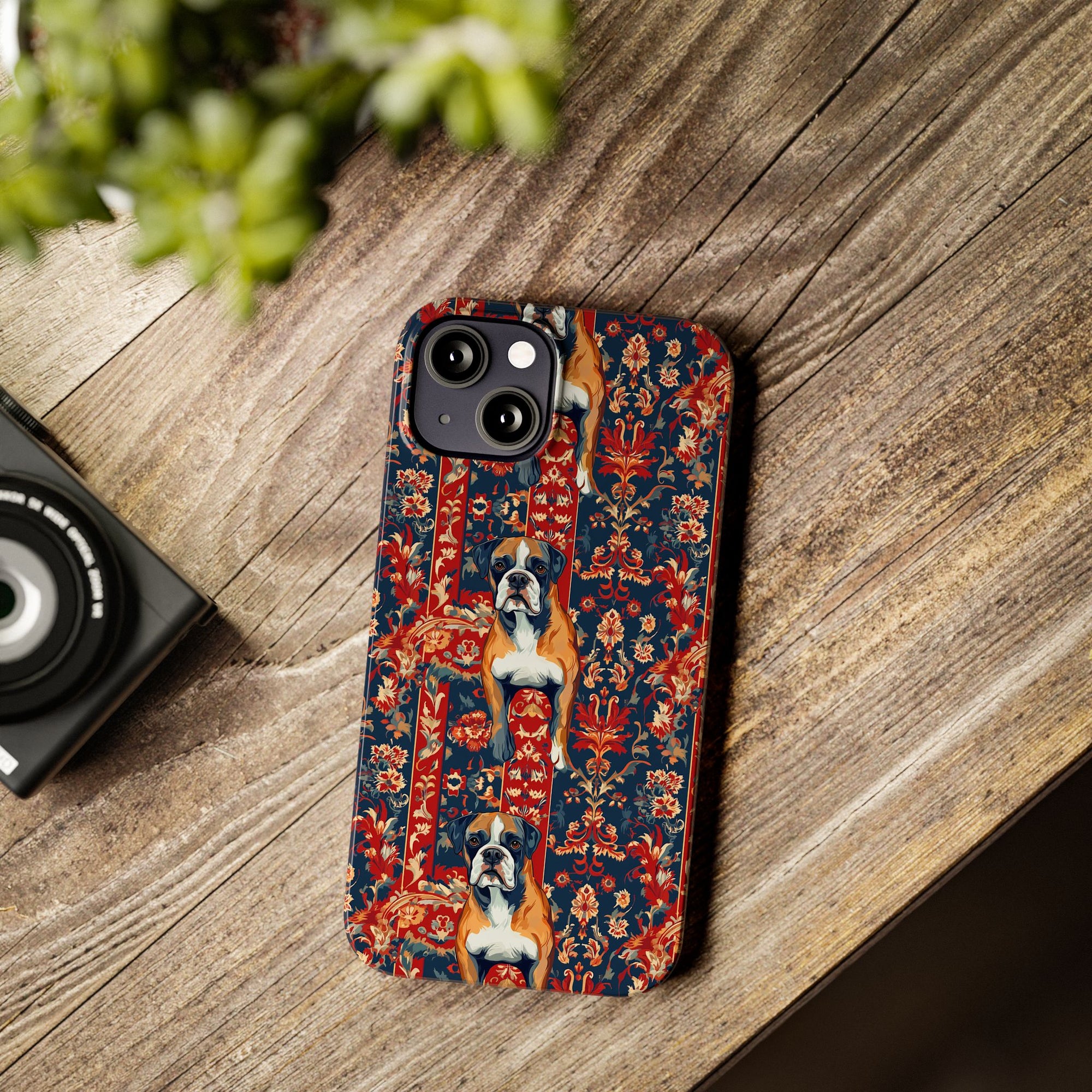 Boxer Blossom Tapestry Delight Slim Phone Cases