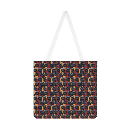 Chic Canine Checkmate - Frenchie Edition Shoulder Tote Bag