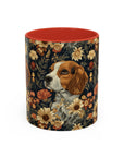 Beagle Blossoms Accent Coffee Mug